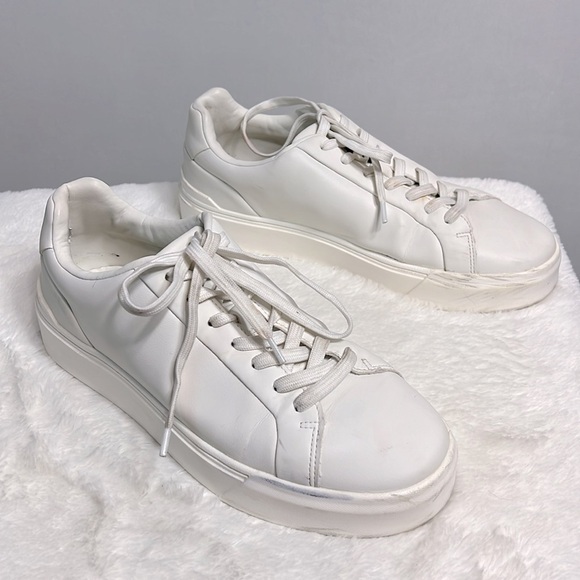 Zara lace up white unisex sneaker size W9.5 or M8 EU41 - Picture 2 of 16